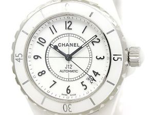Polished CHANEL J12 Ceramic Automatic Mens Watch H0970 (BF109889)