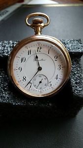 Rare Antique Hamilton 14Kt Gold Pocket Watch