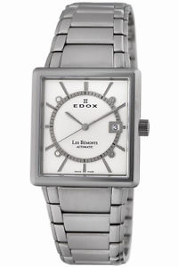 Edox Men's 82005 3 AIN Les Bemonts Automatic  Steel Date Watch BOGO FREE