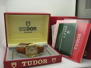 Rare Men's Tudor Prince OysterDate Gold Filled Automtic Watch Ref 90501,Cal 2784