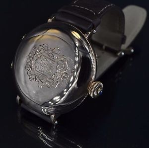 High grade hunter antique Audemars Piguet men's wrist watch solid 14Kt gold