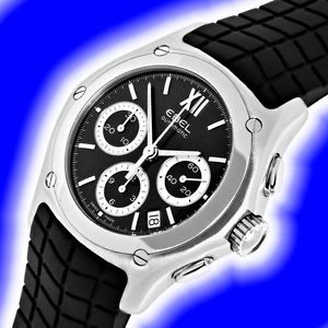 Automatik Ebel Classic Wave Chornograph Stahl Men's watch U1659, JEWEL MARKET