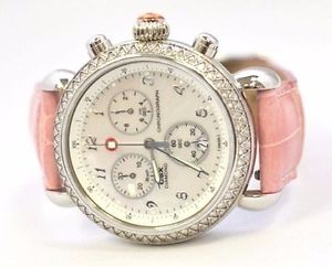 W480- Michele Chronograph CSX Diamond Watch Mother of Pearl Dial MW03C01