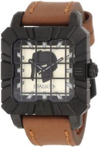 Italico Men's ITGP03-F Gladiatore Sqaure Cream Dial Luminous Leather Wristwatch