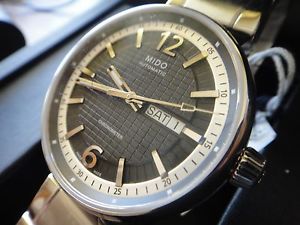 Genuine Mido Great Wall Gent 42mm M015.631.11 watch Automatic Chronometer COSC