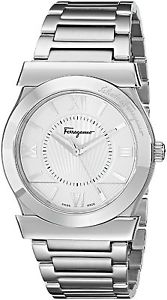 Ferragamo Men's FI0990014 Vega Silver Dial Stainless Steel Wristwatch