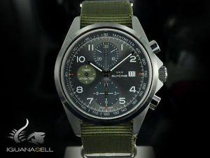 Glycine Combat Chronograph Watch, GL 750, Stainless steel, 3924.10AT-TB2