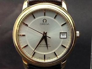 RELOJ DE ORO OMEGA AUTOMATIC CHORNOMETER PRESTIGE 34MM 18K YELLOW GOLD  1482927