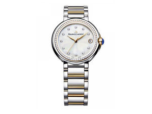 Maurice Lacroix Fiaba Ladies Round Quartz watch, Gold, Mother of pearl, 32mm
