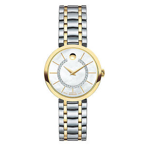 45% Off Movado 1881 (606921) 27mm MOP/Diam Dl SS/YG/PVD-NEW from authorized dlr