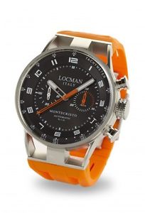 OROLOGIO LOCMAN WATCH MADE ITALY MONTECRISTO CHRONO AUTOMATICO 0514V04-00BKOSIO
