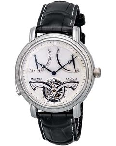Maurice Lacroix Masterpiece Platinum Tourbillon Retrograde Men's Watch MP7088