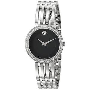 MOVADO WOMEN'S 28MM STEEL BRACELET & CASE SWISS QUARTZ WATCH 0607052