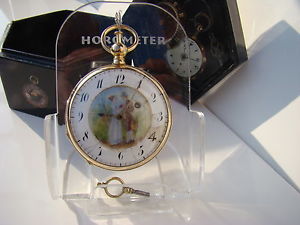 ANTIQUE  VERGE FUSEE ¼ REPEATER  POCKET WATCH SWISS 1780-1800 !