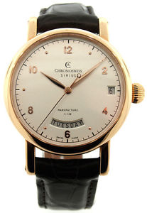 Chronoswiss 18K Rose Gold Sirius Day Date Automatic Watch CH1921R, MSRP $18,400
