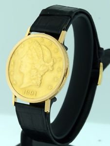 Audemars Piguet Hidden $20 Coin 18k Yellow Gold watch.