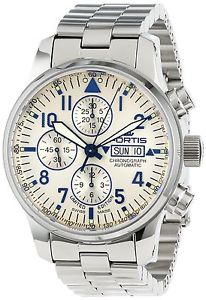Fortis Men's 701.20.92 M F-43 Flieger Chronograph Automatic Day Date Watch