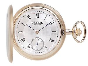 Gevril Men's G624.995.56 1758 Collection Mechanical Hand Wind Swiss Pocket Watch