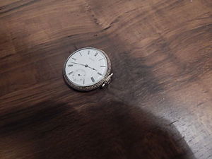 HOWARD 23 JEWELS RGP POCKET WATCH NICE KEEPS GOOD TIME INTERNATIONAL SALE
