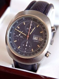 Vintage Carl F. Bucherer Chronograph Automatic (serviced) Watch Montre Reloj