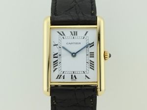 Cartier Tank 18K Gold Quartz Lady