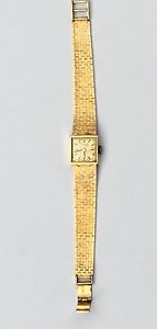 Vintage Juvenia 750  DG 18k Yellow Gold Watch Swiss Women's 38 Grams