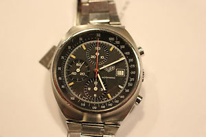 Vintage Heuer Pasadena No Name Dial Chronograph 750.501-3 Valjoux 7750