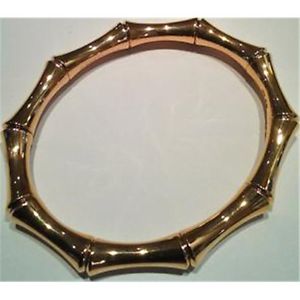 GUCCI JEWELS Mod. BAMBOO Bracciale/Bracelet ORO ROSA/ROSE GOLD L. 17 cm