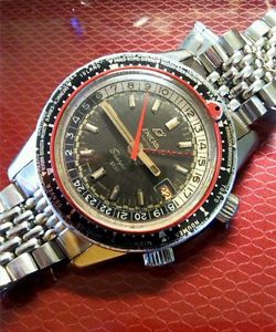 Vintage 1968 Enicar Sherpa GMT Worldtimer EPSA Explorer's watch,fully overhauled