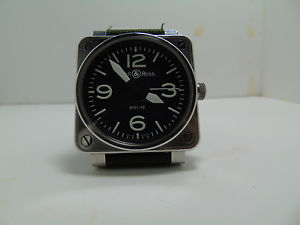 Bell & Ross BR01-92 Automatic BR01-92 Steel Black Wrist Watch for Men
