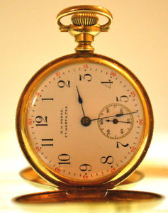 14kt Gold D. H. Keene Ft Worth Tx Pocket Watch By Elgin Watch Co. !!!WORKS!!!