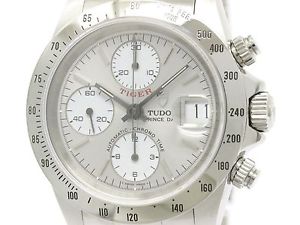 Polished TUDOR Prince Date Tiger Steel Automatic Mens Watch 79280 (BF111436)