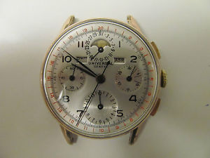 Genuine Universal Geneve Moonphase Tri Compax Cal. 287 – AS IS