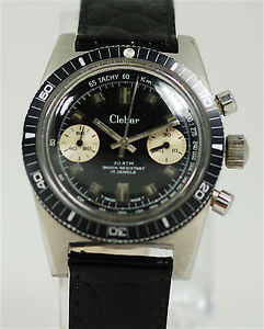 Vintage 20ATM - S/S - 2 Register Clebar Diver Chrono