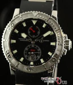 Ulysse Nardin NEW Maxi Marine Diver 263-33-3/92 Black Box/Papers/Warranty #UN5