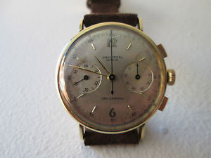 Vintage VTG Universal Geneve Uni-Compax Chronograph-18k Yellow Gold-Gorgeous!!
