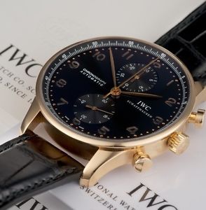 WC Portuguese Chronograph 18K Rose Gold Watch IW371415.
