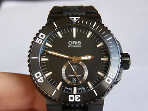 ORIS"TI-500 M"SUB 50 ATMOS-VALVOLA ELIO-AUTOMATICO-N.O.S-OVERSIZE(46 MM)-ENORME! image 1