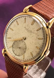 WRISTWATCH VINTAGE  IWC SCHAFFAUSEN SOLID GOLD 18KT  cal 88  36MM ANNI 50'