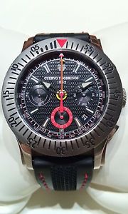 CUERVO Y SOBRINOS ROBUSTO SWISS AUTOMATIC CHRONO 2175.1A W/RARE CASE-99.99% LNIB