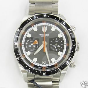 Auth TUDOR Heritage Chronograph 70330N SS Automatic Men's watch