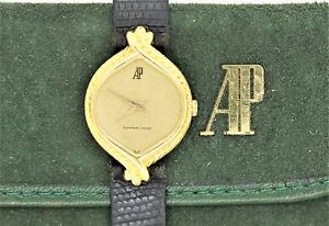 Vintage Ladies Audemars Piguet 18k Gold Wrist Watch - RARE B64217