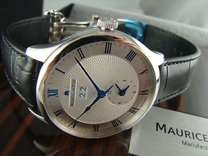 NEW Maurice Lacroix Masterpiece Big Date Dual-Time wCroco Strap MP6707-SS001-110