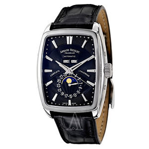 Armand Nicolet Men's TM7 Complete Calendar Automatic Watch - 9632A-NR-P968NR3