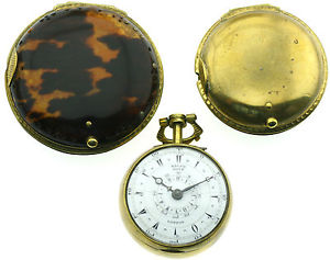 3 fach Gehäuse Ralph Gout Spindeltaschenuhr für den osmanischen Markt, 58mm