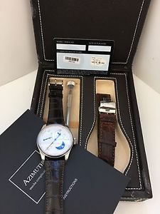 AZIMUTH RETROGRADE MINUTES JOUR ET NUIT Wristwatch. RRP $6999. Watch. Rare!
