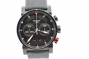 Hanhart Primus Racer AllBlack Automatik Chronograph Uhr Uhrmachermeister Top