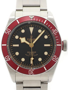 Used[A] Watch Men TUDOR Heritage Black Bay 79220R Self winding Black x Red C6G
