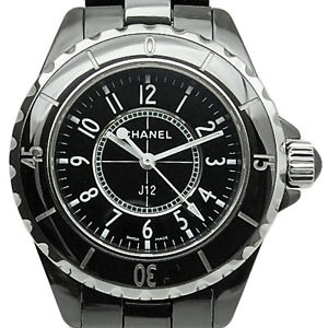 Used[A] Watch Women Chanel J12 H0682 Quartz Ceramic / SS M3M