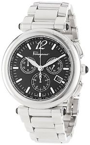 Salvatore Ferragamo Men's F77LCQ9909 S099 POEMA Chronograph Steel Date Watch